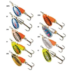Blue Fox Vibrax Fluorescent N5 13g -Kineti Hook Shop blue fox vibrax fluorescent n5 13g 2