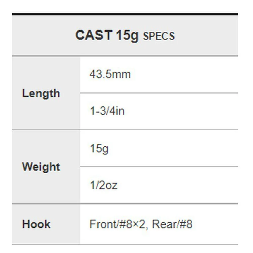 DUO Drag Metal Cast Slow Jig 43.5 Mm 15g 5 DUO Drag Metal Cast Slow Jig 43.5 Mm 15g - Image 3