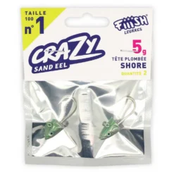 Fiiish Crazy Sand Eel Shore Jig Head 2 Units -Kineti Hook Shop fiiish crazy sand eel shore jig head 2 units 2