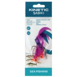 Kinetic Sabiki Loaded Twister UV Feather Rig