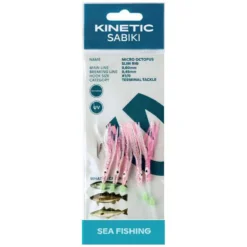 Kinetic Sabiki Micro Octopus Slim Feather Rig