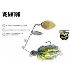 Molix Venator 5/8 Double Willow 15.5g -Kineti Hook Shop molix venator 5 8 double willow 15.5g 3