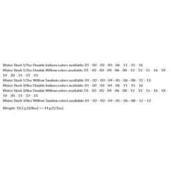 Molix Water Slash 3/8 Double Willow 10.5g 7 Molix Water Slash 3/8 Double Willow 10.5g -Kineti Hook Shop molix water slash 3 8 double willow 10.5g 2