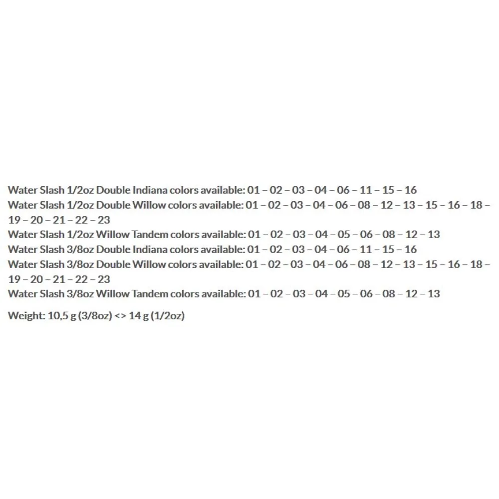Molix Water Slash 3/8 Double Willow 10.5g 5 Molix Water Slash 3/8 Double Willow 10.5g - Image 3