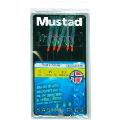 Mustad Flash A-Boo Rig Feather Rig