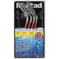 Mustad Tinsel Mackerel 4 Hooks