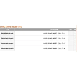 SAKURA Chiku Shake Slider 150g -Kineti Hook Shop sakura chiku shake slider 150g 2