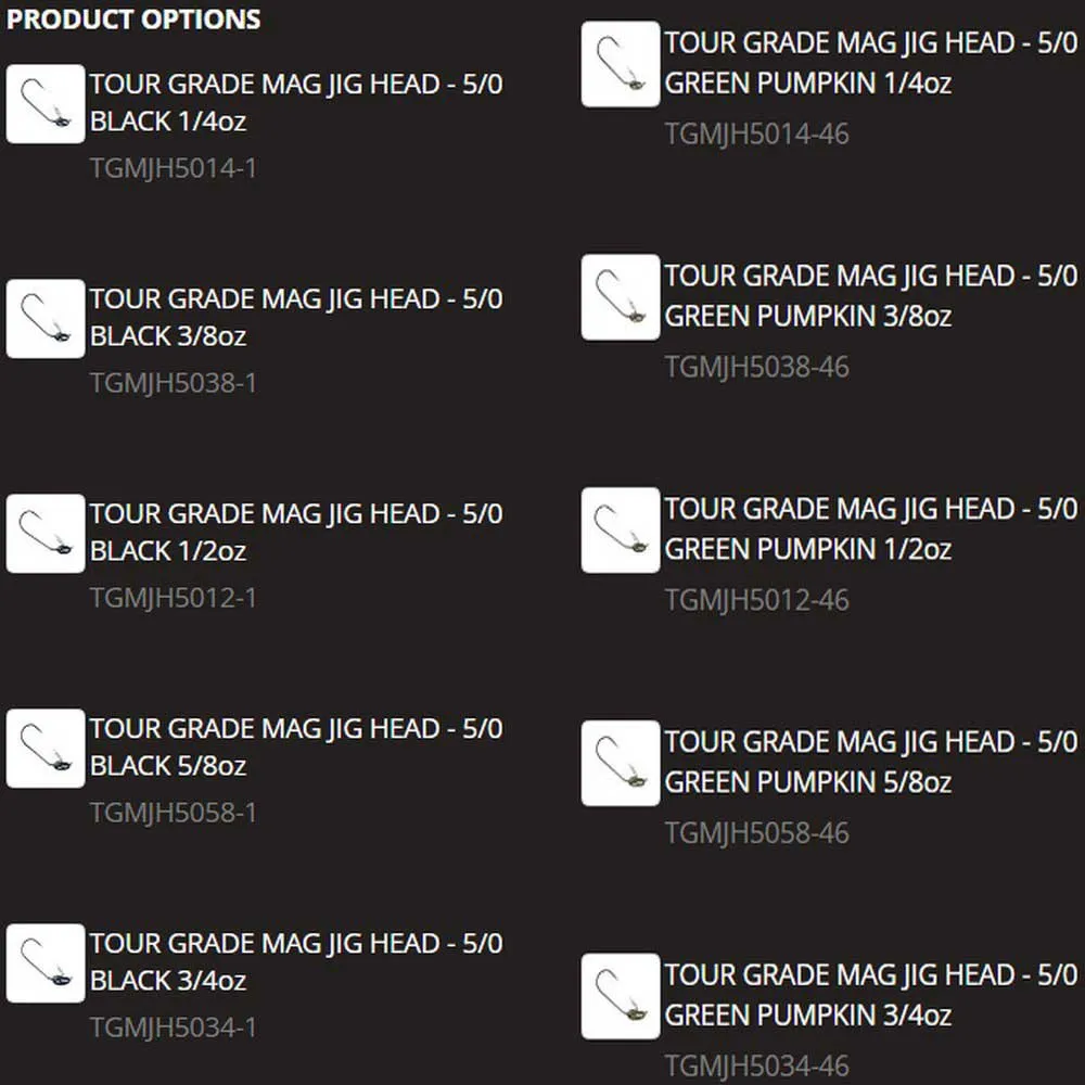 Strike King Tour Grade Mag Jig Head 4 Strike King Tour Grade Mag Jig Head - Image 2