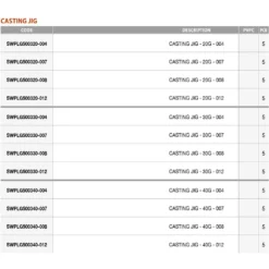 Casting Jig 40g -Kineti Hook Shop swimy casting jig 40g 2